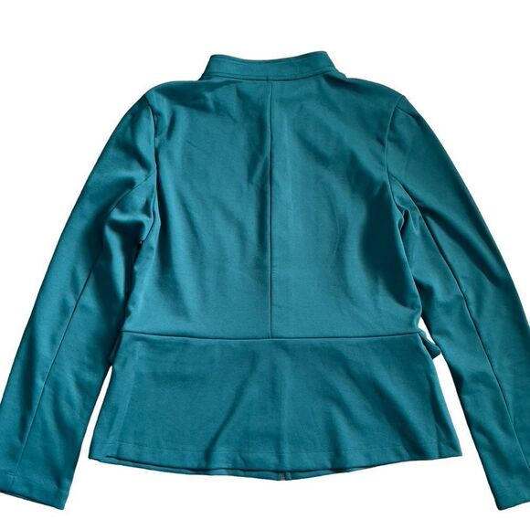 Tommy Hilfiger Forrest Green Standing Round Collar Suit Jacket Size 8 NWT - Picture 4 of 14